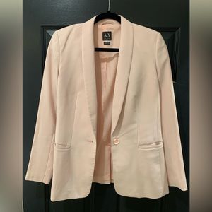Blush Pink Armani Exchange Blazer